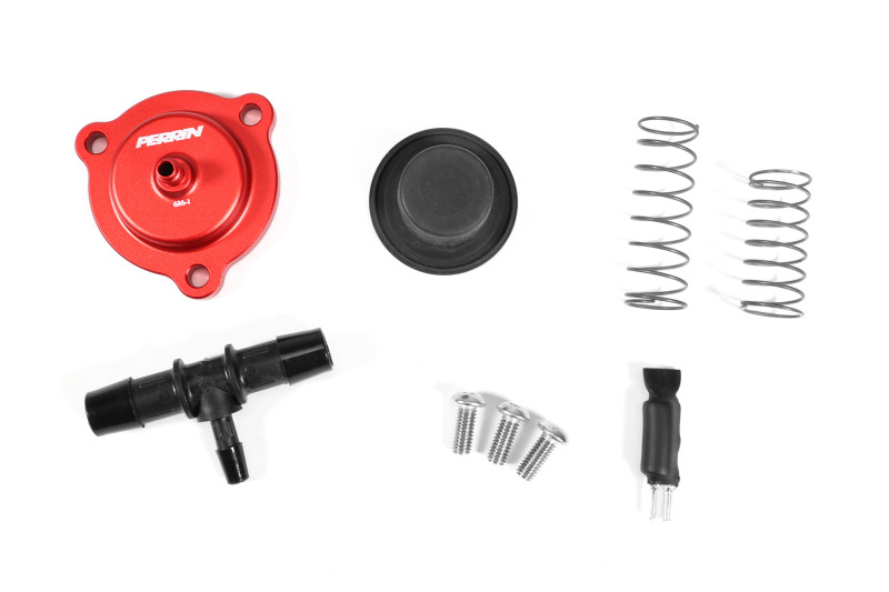 Perrin Performance Red Diverter Valve for Subaru WRX, LGT, OBXT, and Ascent (Part Number PSP-TAC-616RD) - Image 8