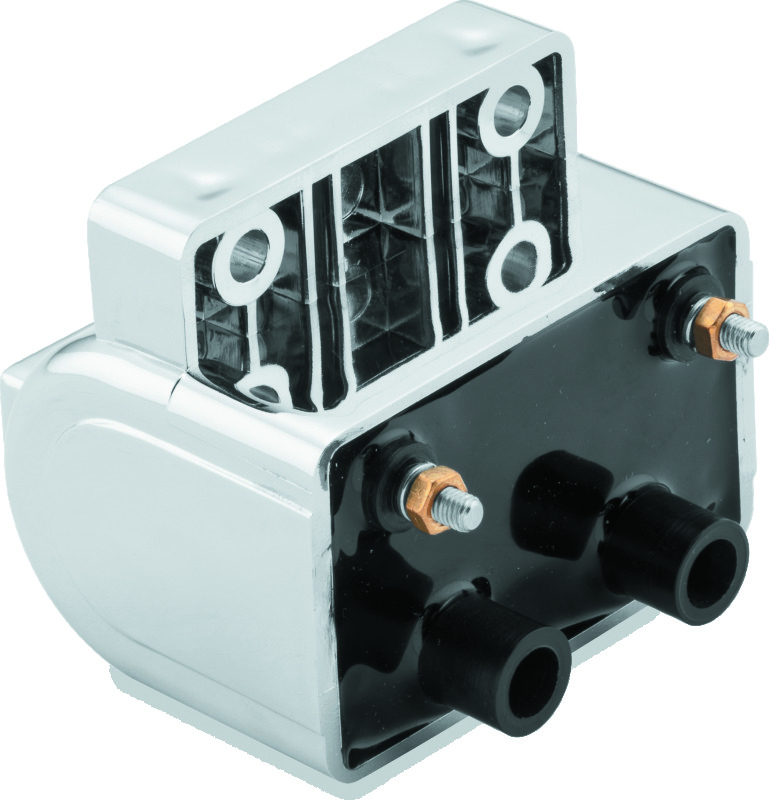 Twin Power 80-84 Big Twin and XL Ignition Coil Chrome for Harley Davidson - Part Number 210536