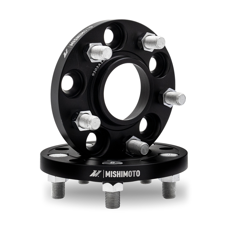 Mishimoto 5x114.3 Wheel Spacers for Tesla Model 3 and Y – 15mm Thickness with Hub-Centric Design