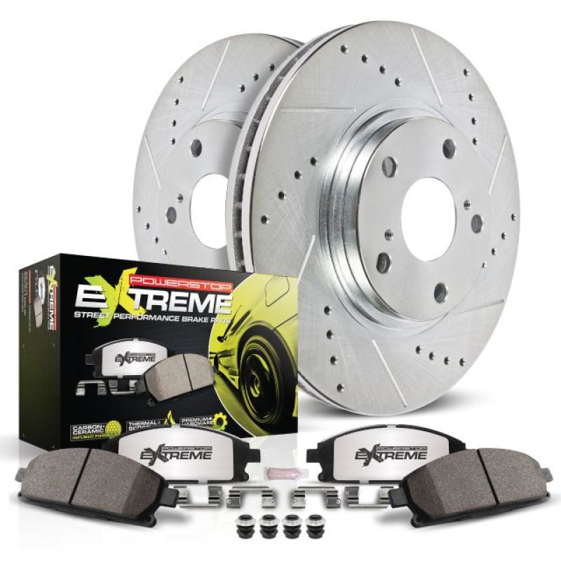 PowerStop Z26 Street Warrior Brake Upgrade Kit for Chevrolet Camaro (2016-2021) Front - Image 2