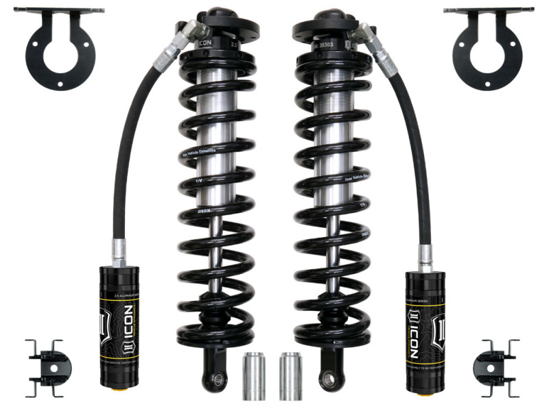 ICON 2.5 VS Series Remote Reservoir Bolt-In Coilover Conversion Kit for Ford Super Duty F-250 and F-350 (Part #61721) - Image 2