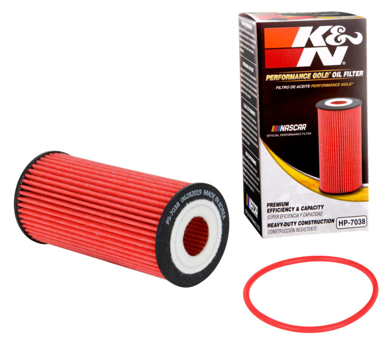 K&N Engineering HP-7038 Performance Oil Filter for 2019 Audi A3 2.0L and Compatible Vehicles - Image 6