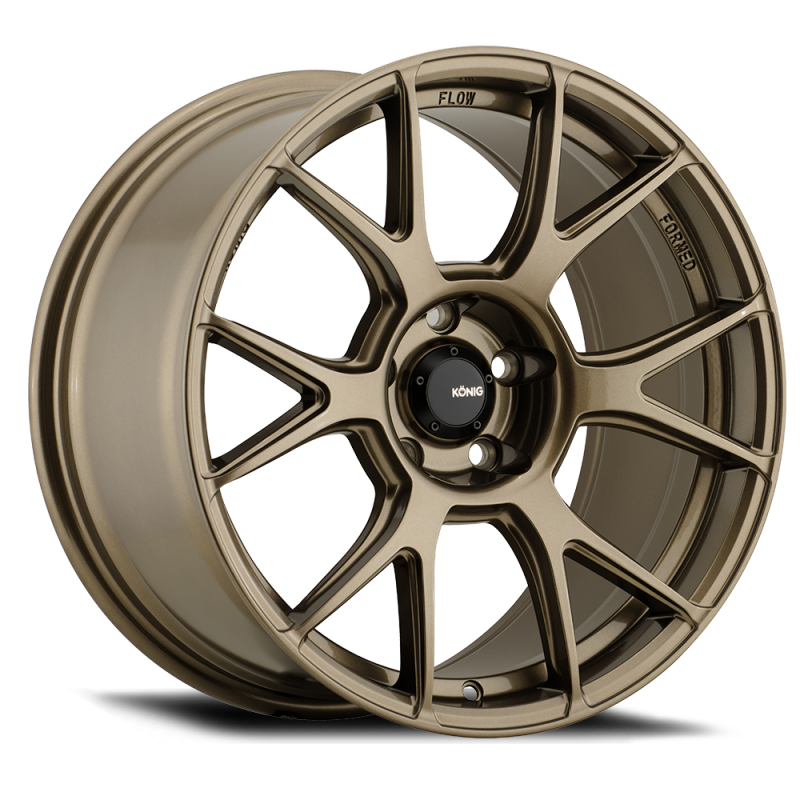 Konig Ampliform 19x9.5 Aluminum Wheel with 5x114.3 Bolt Pattern and Gloss Bronze Finish - Part AM99514258