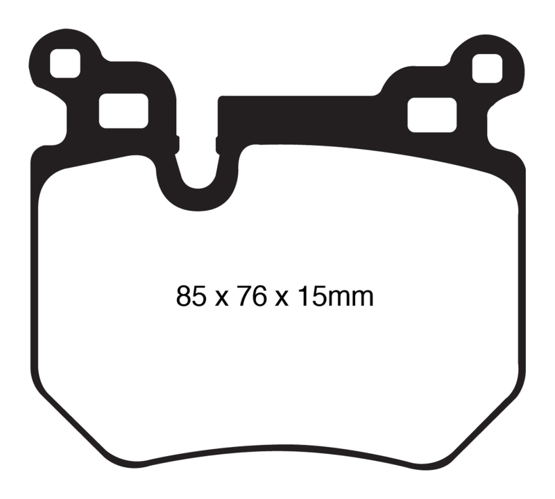 EBC Yellowstuff Rear Brake Pads for BMW 135i and 135is – High-Performance Street and Track Use