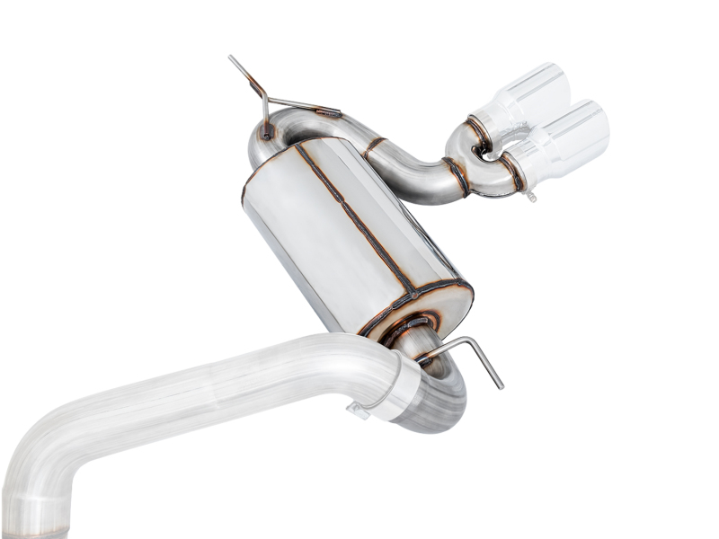 AWE Tuning Ford Focus ST Touring Edition Cat-back Exhaust – Non-Resonated with Chrome Silver Tips - Image 2