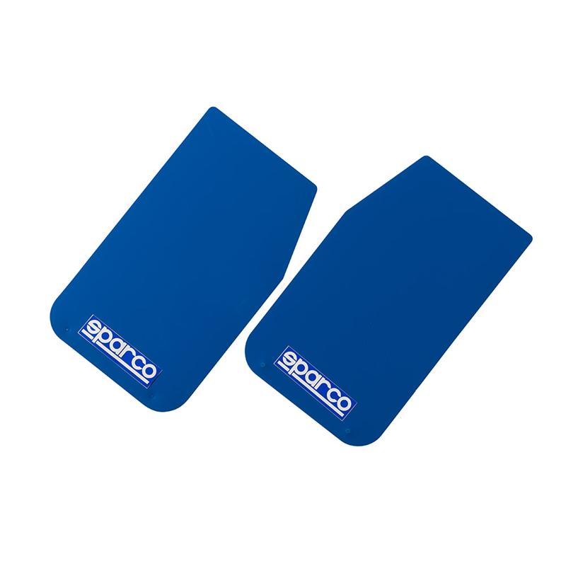 Sparco Mud Flap Pair Blue - Part Number 03791AZ for Automotive Protection