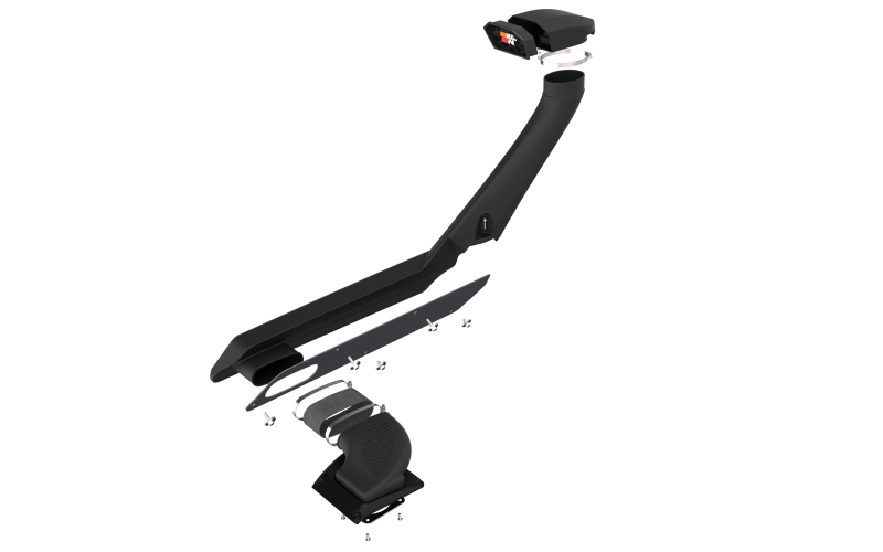 K&N Engineering 63-8002 Elevated Intake Kit for Ford Bronco 2.3L/2.7L – Off-Road Snorkel System - Image 8