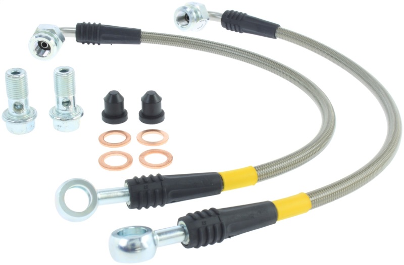 StopTech Evo 8 & 9 Stainless Steel Rear Brake Lines for Mitsubishi Lancer - Image 3