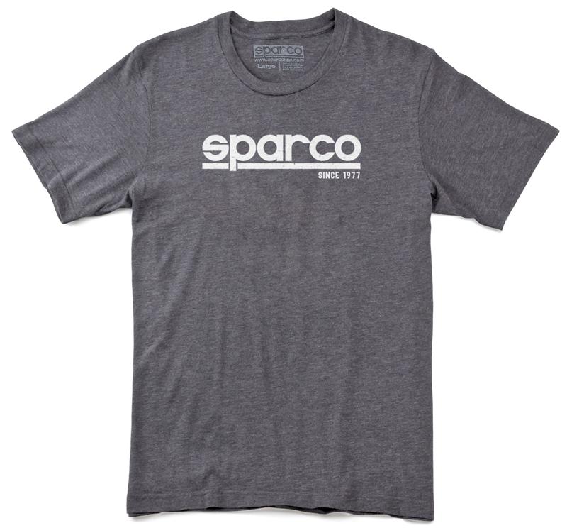 Sparco Corporate Gray T-Shirt Large - Automotive and Motorsport Apparel