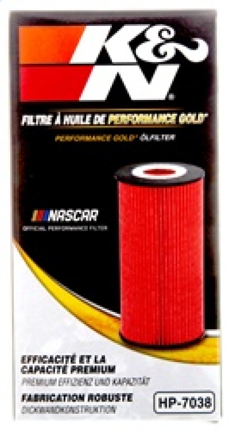 K&N Engineering HP-7038 Performance Oil Filter for 2019 Audi A3 2.0L and Compatible Vehicles - Image 7