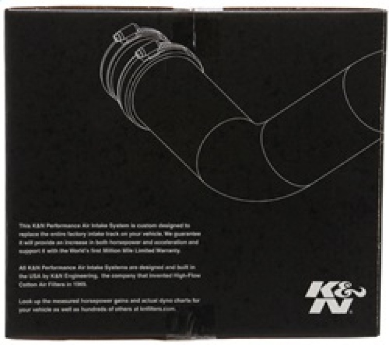 K&N Engineering Part 57-6012 Performance Cold Air Intake Kit for Nissan Titan V8-5.6L - Image 8