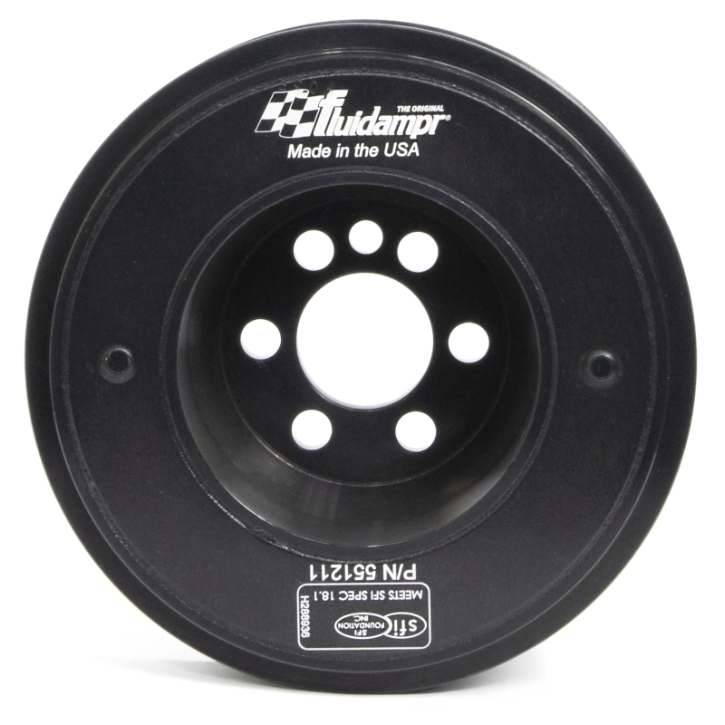 Fluidampr VW 06-08 2.0L FSI Steel Harmonic Balancer - Black Zinc Chromate, SFI 18.1 Certified - Image 7