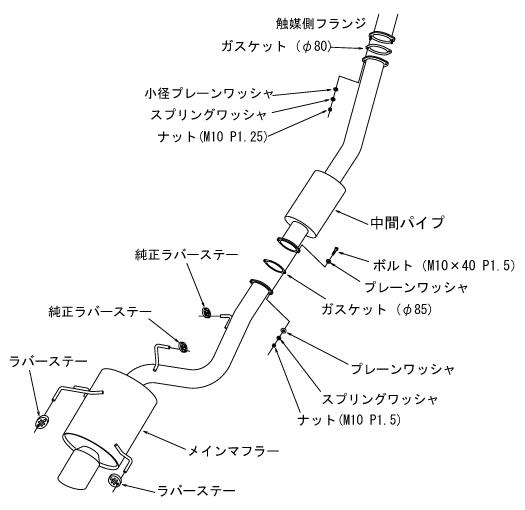 HKS Super Turbo Muffler for Nissan Skyline R32 RB26DETT - Part Number 31029-AN002 - Image 4