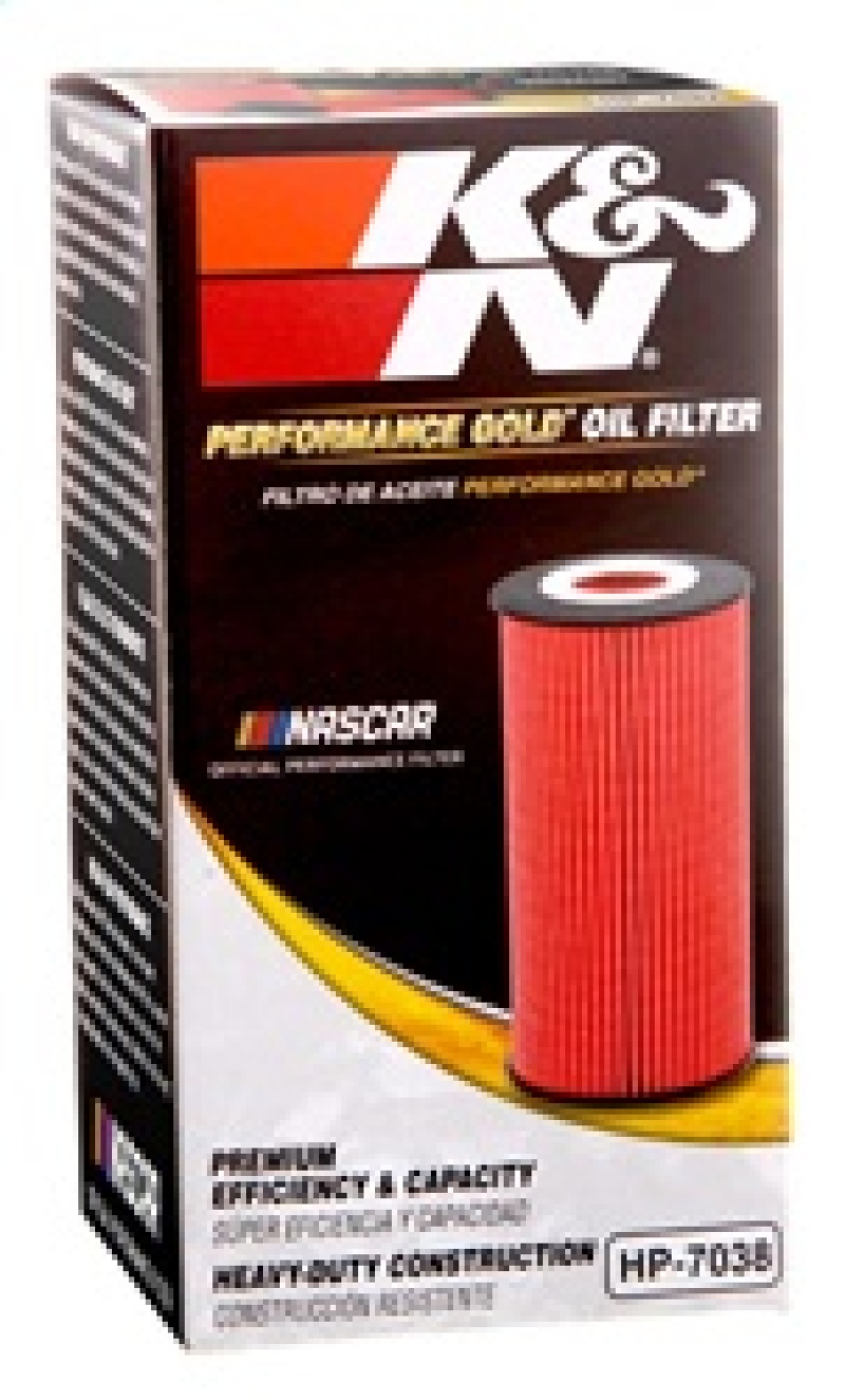 K&N Engineering HP-7038 Performance Oil Filter for 2019 Audi A3 2.0L and Compatible Vehicles - Image 9