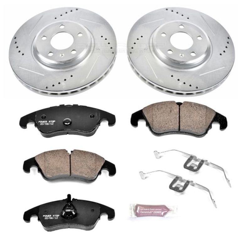 PowerStop Z23 Evolution Sport Brake Upgrade Kit for 2009-2011 Audi A4 & A5