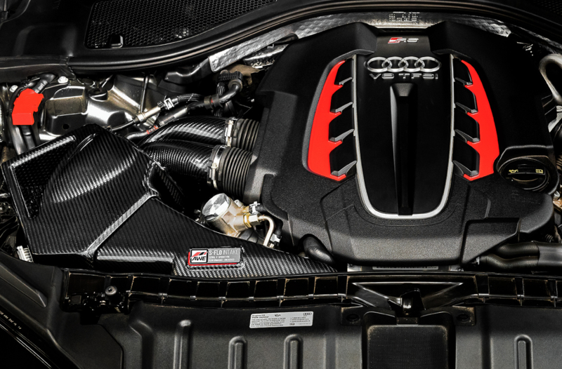AWE Tuning Audi C7 S6 / S7 4.0T S-FLO Carbon Intake V2 – Performance Upgrade with Full Carbon Fiber Construction - Image 4