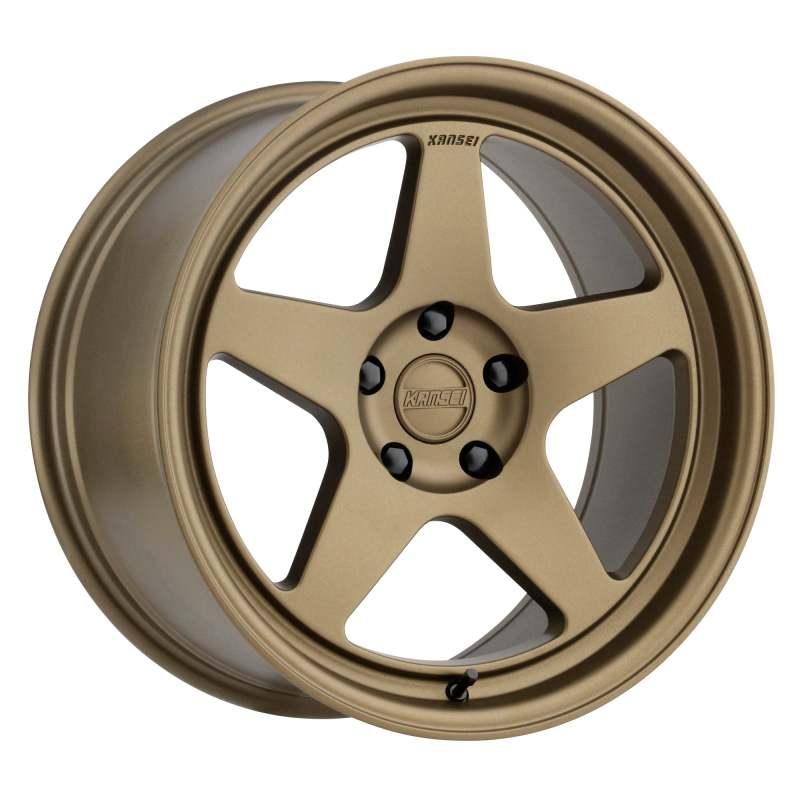 Kansei K12B Knp 18x9.5 Inch Bronze Alloy Wheel with 5x120 Bolt Pattern and 22mm Offset