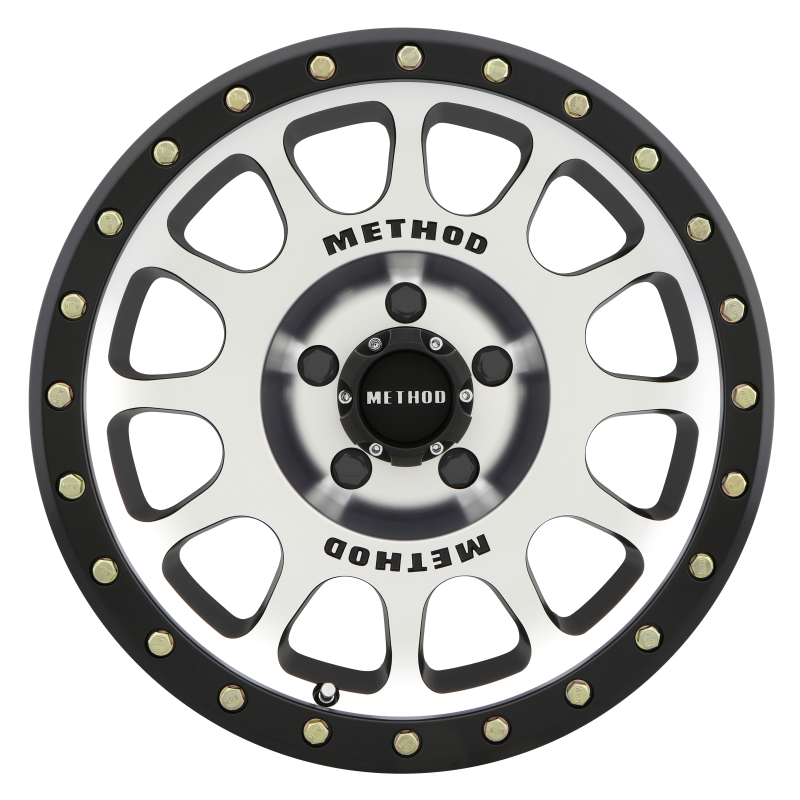 Method Wheels MR305 NV 18x9 Inch Machined and Black Street Loc Wheel with 5x150 Bolt Pattern - Image 2