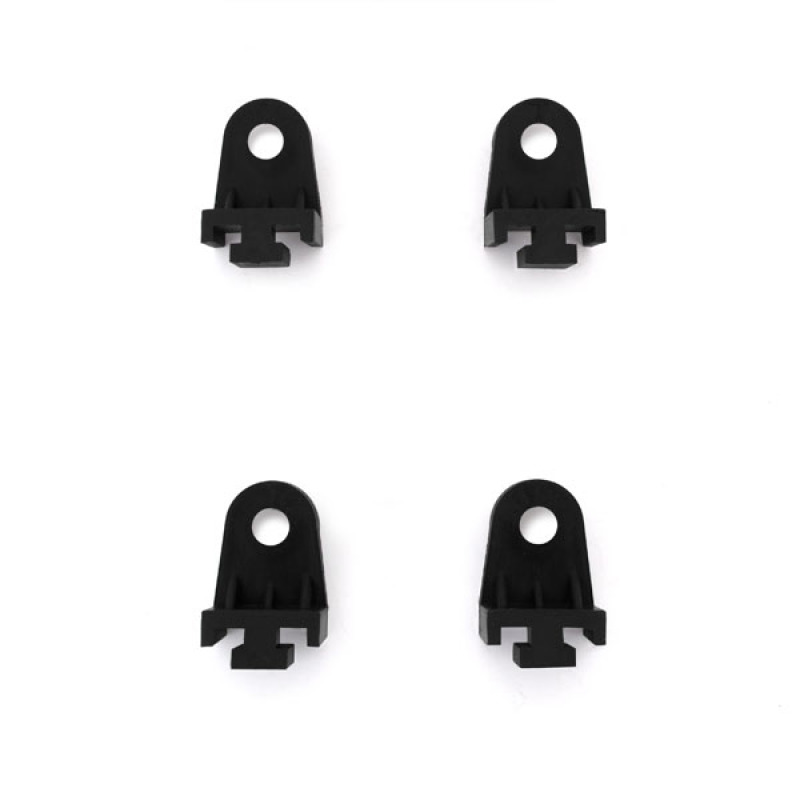 Mishimoto Plastic Fan Clips – Compatible with Electric Fan Mounting Kit, Black or Red