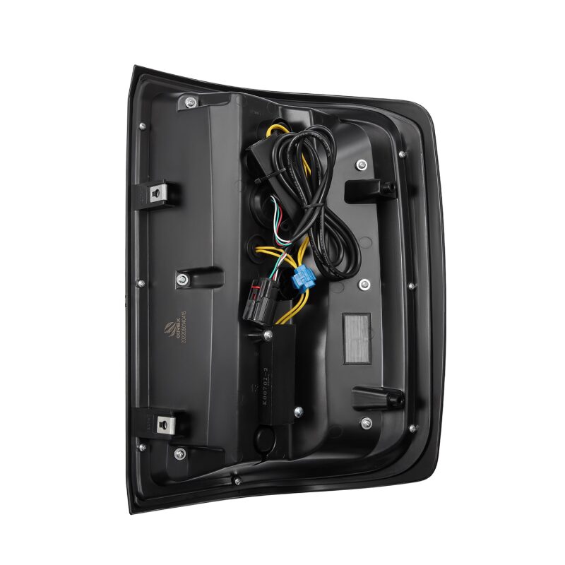 AlphaRex Luxx-Series LED Tail Lights for Chevy Silverado 1500 and 2500 HD, 2014-2015, Black/Red with Activ Light and Sequential Signal - Image 9