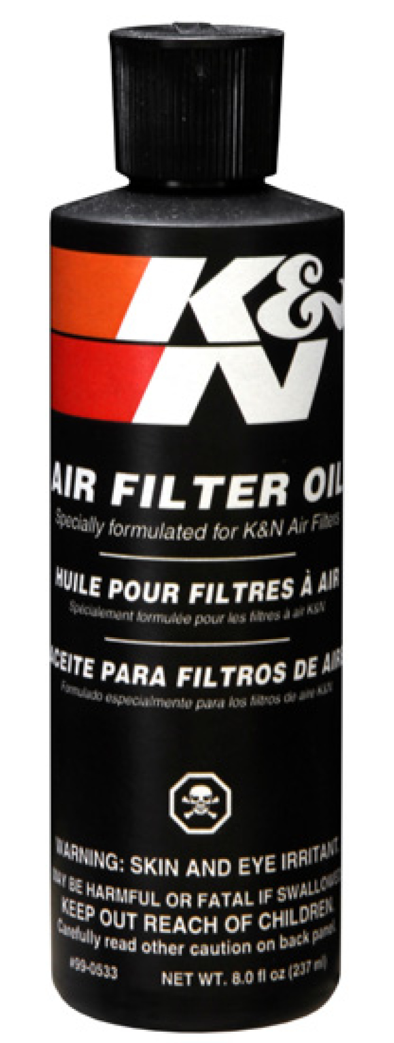 K&N Engineering 99-0533 Air Filter Oil - 8 oz. Squeeze Bottle for Superior Filtration - Image 2