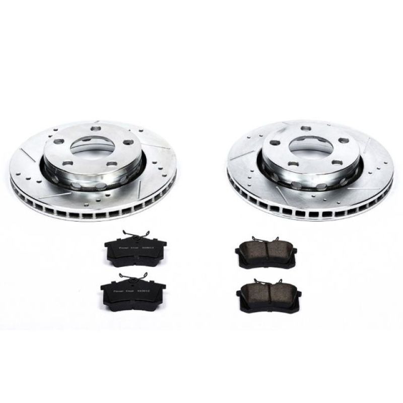 PowerStop K894 Z23 Evolution Sport Brake Upgrade Kit for 2000-2002 Audi S4 Rear