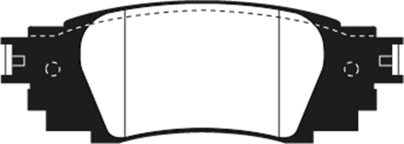 EBC Yellowstuff Rear Brake Pads for Lexus RX350 2016-2018 – High-Performance Street and Track Use - Image 2