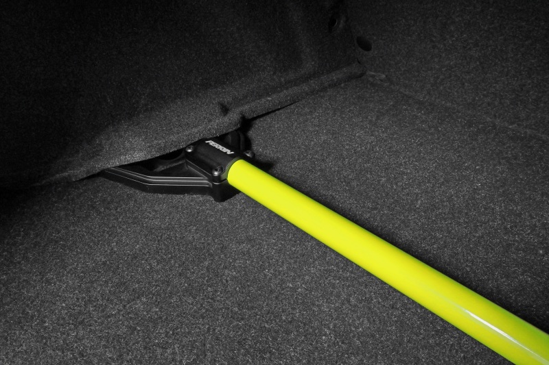 Perrin Performance Rear Shock Tower Brace for 2013-2025 Subaru BRZ, FR-S, 86, and GR86 – Neon Yellow - Image 3
