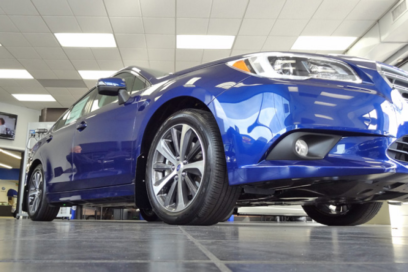 Rally Armor 15-19 Subaru Legacy Black UR Mud Flap with Grey Logo - Durable Polyurethane Car Mud Guard - Image 6