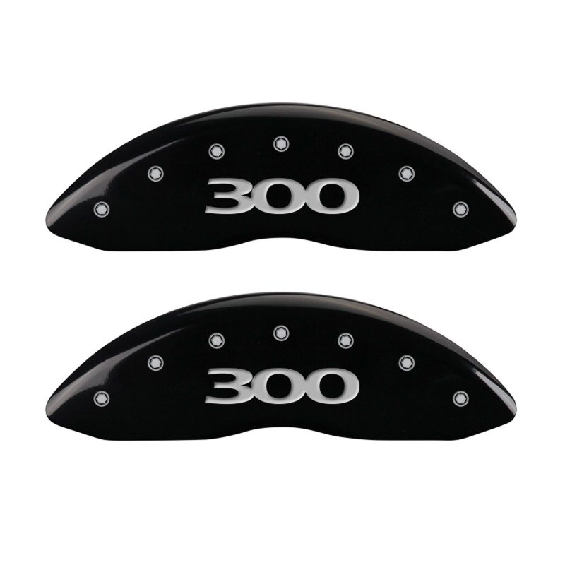 MGP 32020S300BK Black Aluminum Caliper Covers for Chrysler 300 (2011-2023)