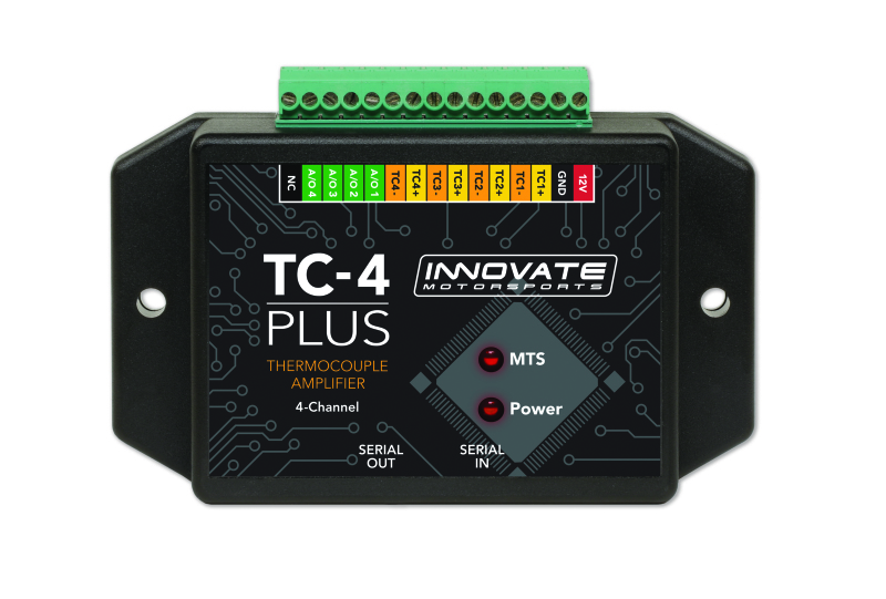 Innovate Motorsports TC-4 Plus 4-Channel Thermocouple Amplifier for Modular Tuning Systems