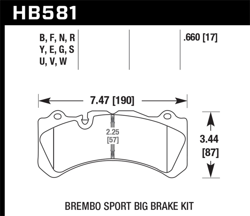 Hawk Performance Brembo Rear BBK DTC-60 Brake Pads for 2018 Volvo S60 - Image 2