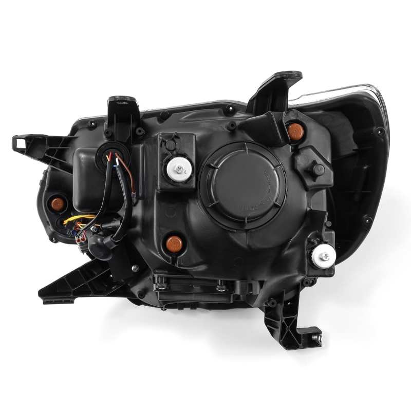 AlphaRex LUXX LED Projector Headlights for 2012-2015 Toyota Tacoma - Plank Style Alpha Black with Daytime Running Lights - Image 2