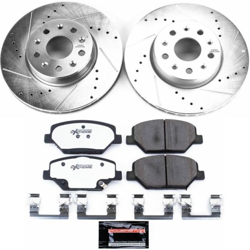 PowerStop Z26 Street Warrior Brake Upgrade Kit for Chevrolet Camaro (2016-2021) Front