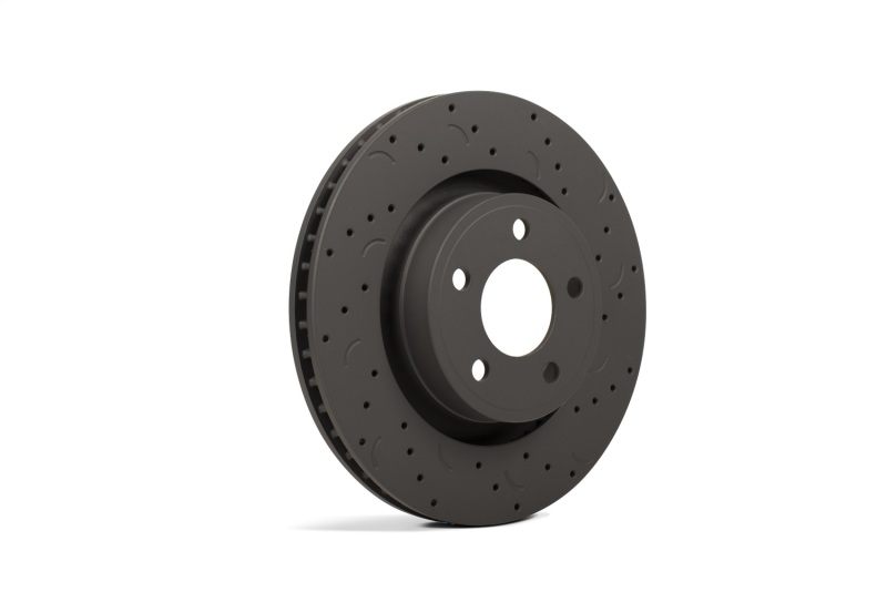 Hawk Performance Talon HTC4051 Rear Cross Drilled and Slotted Brake Rotor for Ford Mustang 2011-2013 - Image 2