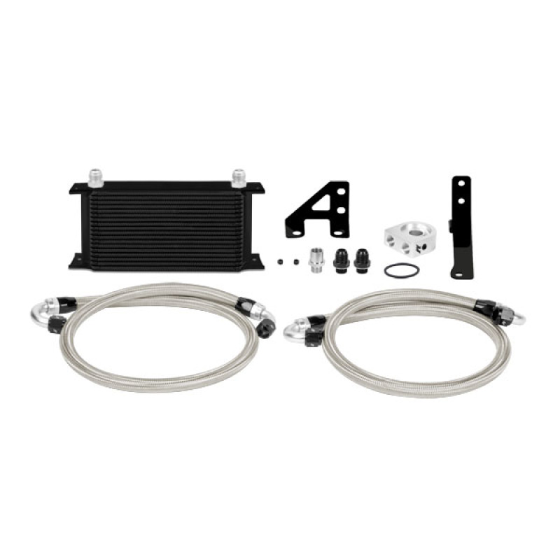 Mishimoto Subaru WRX STI Oil Cooler Kit Part Number MMOC-STI-15BK - Black - Image 10