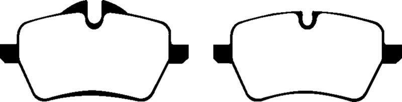 EBC Greenstuff 2000 Series Sport Front Brake Pads for Mini Cooper (2011-2013) – Enhanced Stopping Power with Minimal Dust