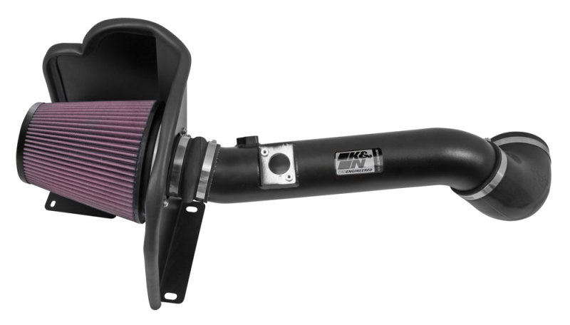 K&N 77 Series Performance Cold Air Intake Kit for 2014-2015 Chevrolet Silverado and GMC Sierra 2500/3500 with 6.0L V8 - Image 2