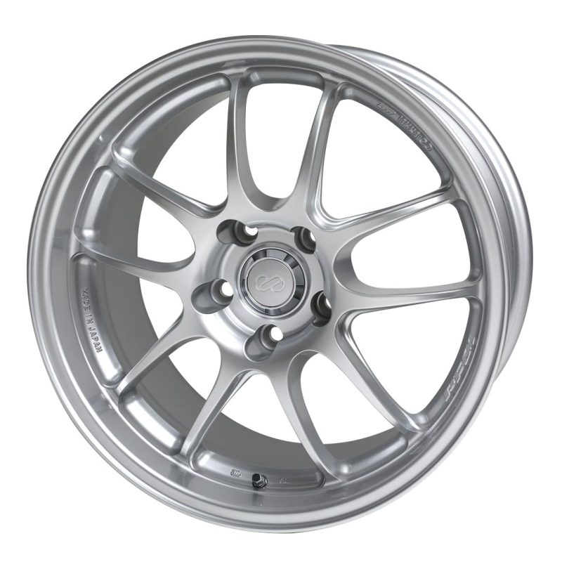 Enkei PF01 18x10.5 Inch Silver Alloy Wheel - 5x114.3 Bolt Pattern, 38mm Offset