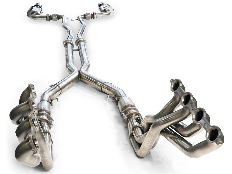 Kooks Headers 11543200 2015-2023 Ford Mustang Shelby GT350 5.2L Catted Stainless X-Pipe - Image 9