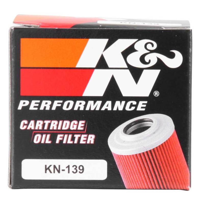 K&N Engineering Part KN-139 Powersports Cartridge Oil Filter for Suzuki, Kawasaki, Arctic Models - Image 6