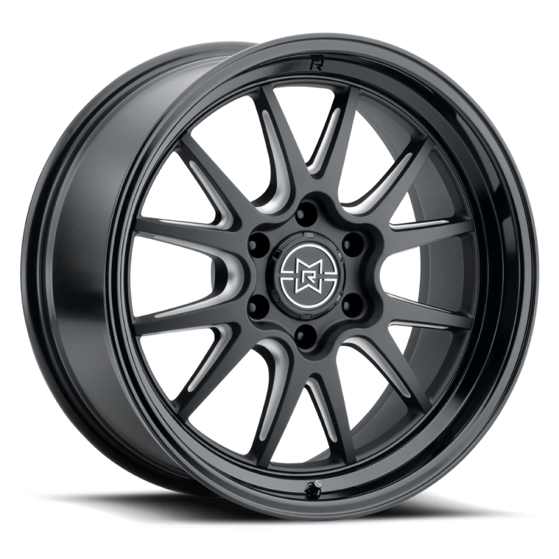 Raised Wheels Method Raised MR802 20x9 Double Black Milled Wheel with 8x170 Bolt Pattern and -12mm Offset