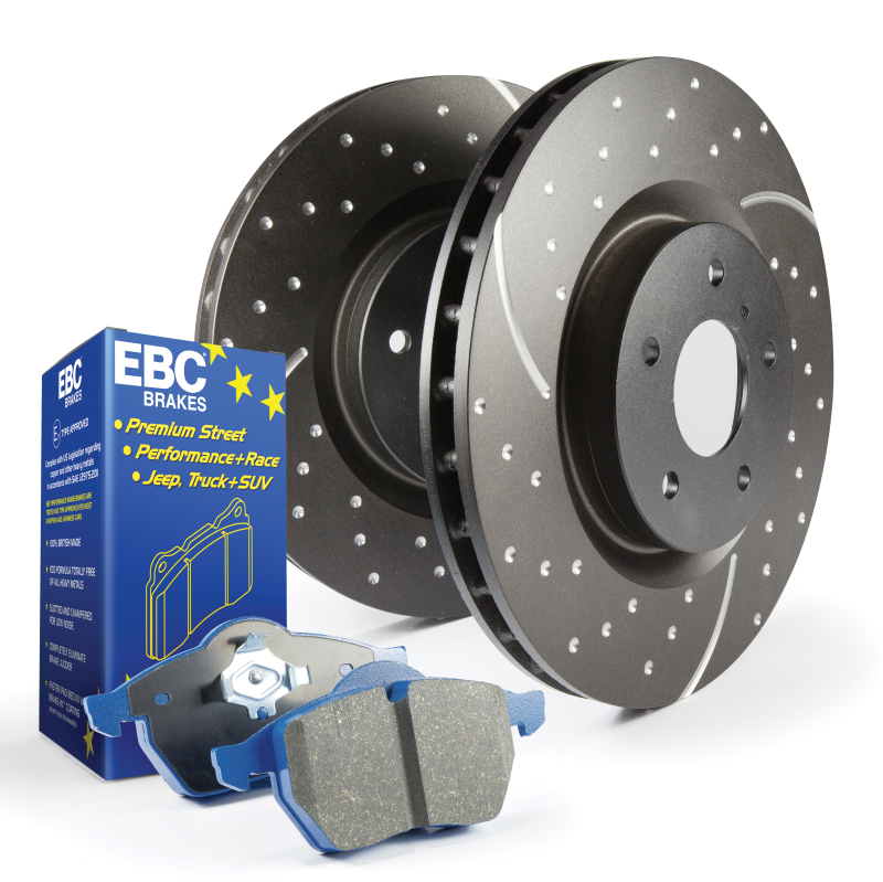 EBC S6 Brake Pad and Rotor Kit for 1993-1996 Nissan 300ZX