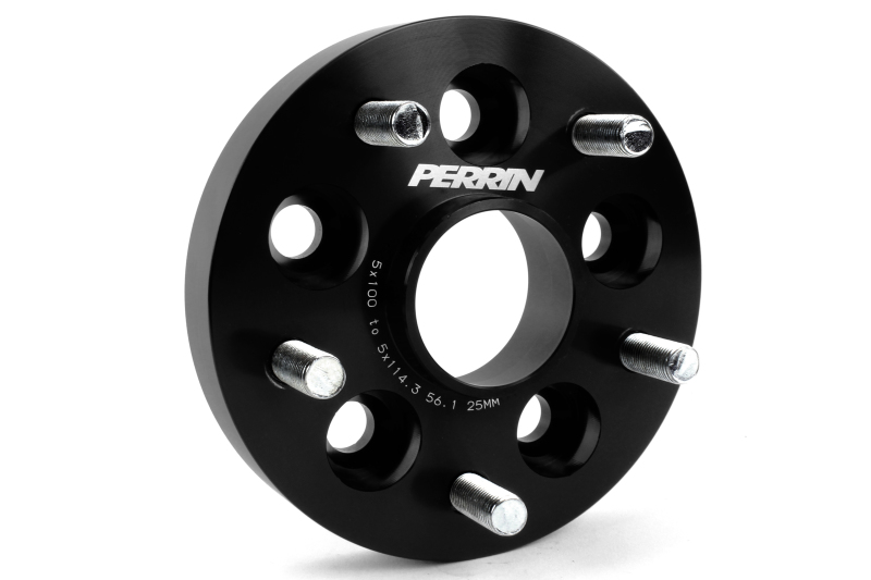 Perrin Performance Subaru/Toyota/Scion 25mm Wheel Adapter Pair - 5x100 to 5x114.3 Bolt-On with 56mm Hub - Image 4