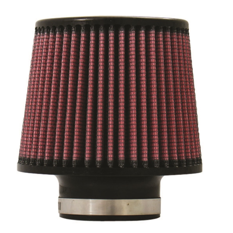 Injen High Performance Air Filter X-1013-BR - 2.75 inch Flange, 6 inch Base, 5 inch Tall, Black Cotton Gauze