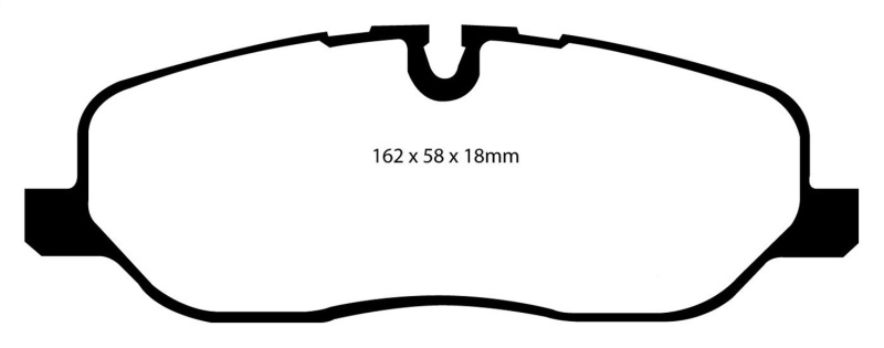 EBC Greenstuff 344mm Front Brake Pads for Land Rover LR3 2005-2009 – Heavy Duty Off-Road Performance