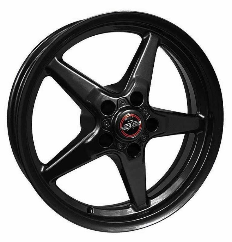 Race Star 92 Drag Star Bracket Racer 15x10 Gloss Black Wheel with 5x4.75 Bolt Pattern and 7.25 Backspacing