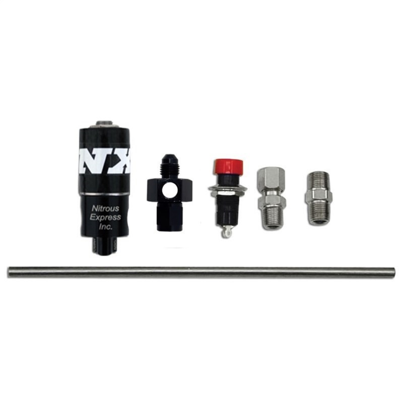 Nitrous Express Part 15601 Nitrous Purge Valve with 6AN Manifold, Push Button, and Vent Tube