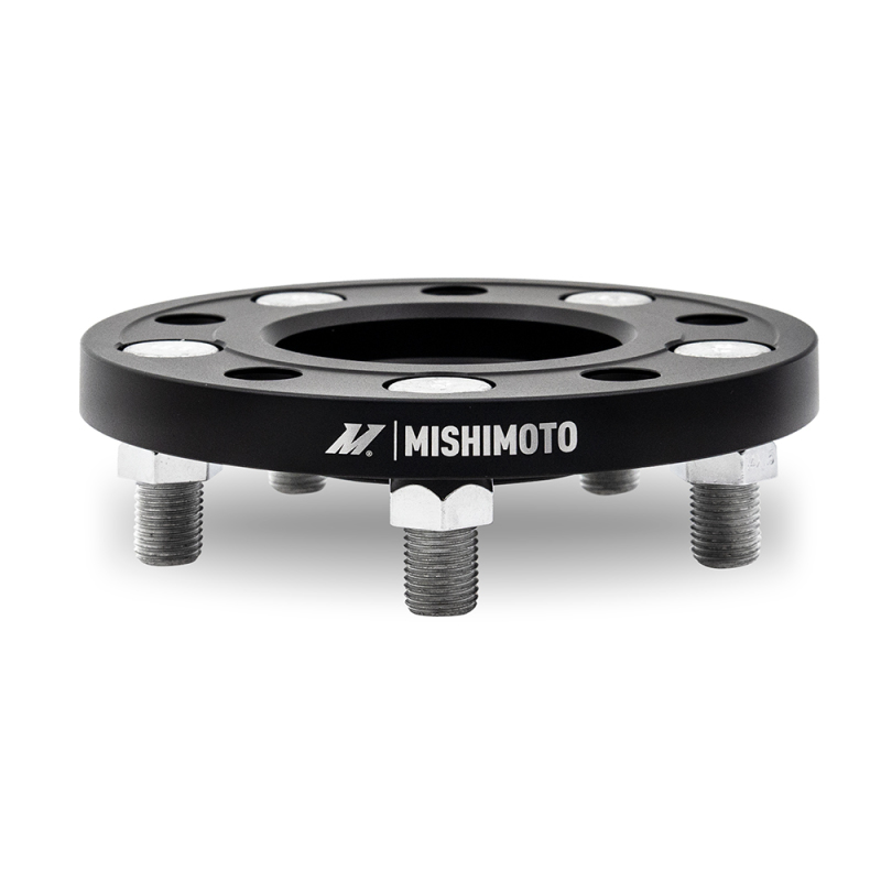 Mishimoto 5x114.3 Wheel Spacers for Ford Mustang 2015+ – Black Anodized, Forged Aluminum Construction - Image 2