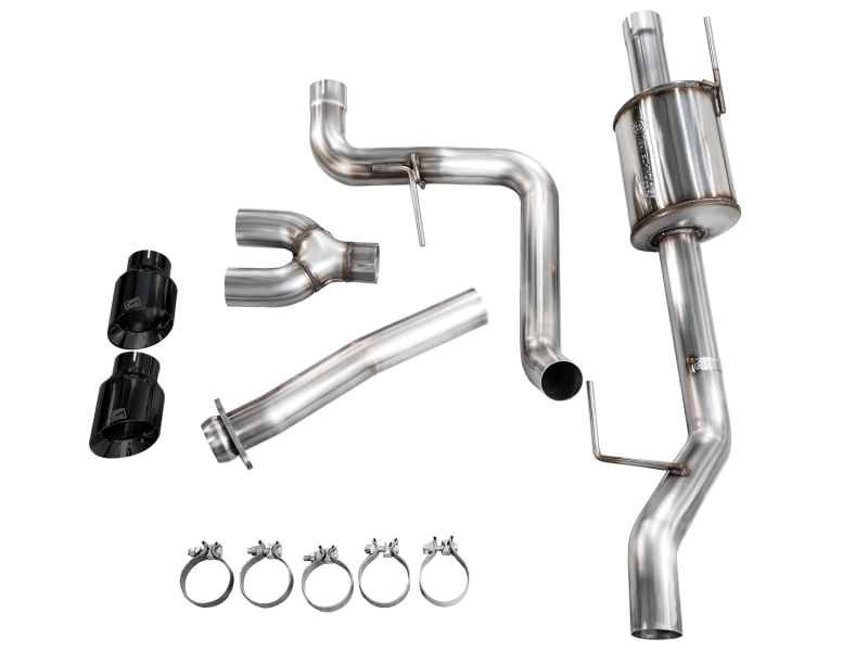 AWE Tuning 3015-33145 Ford F-150 Cat-Back Exhaust with 4.5-Inch Diamond Black Tips - Image 10